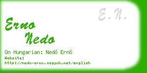 erno nedo business card